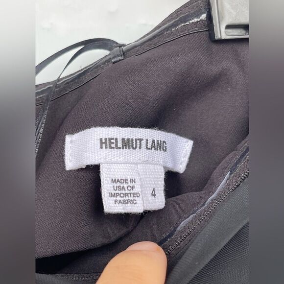 Helmut Lang Faint Draped Strapless Dress size 4 - Picture 9 of 17